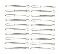 Gatuida 20pcs Elastic Band Threader Clips DIY Sewing Tools Convenient Threading Tool for Easy Pulling and Daily Craft Use and Space-Saving Accessory for Seamstresses