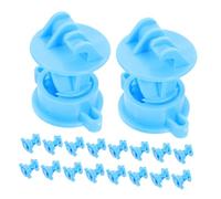 Gatuida 20Pcs Electric Fence Insulators Plastic Wire Accessories for Livestock Farm DIY High Voltage Pulse Protection