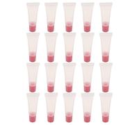 Gatuida 20pcs Empty Lip Gloss Tubes Containers Clear Mini Refillable Lip Balm Bottles for Samples Travel Split Charging DIY Makeup