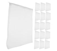 Gatuida 20pcs Fine Mesh Aquarium Filter Media Bags Small 14x20cm Zippered Fish Tank Filter Pouches for Carbon Biofilter Materials and Hydroponic Systems