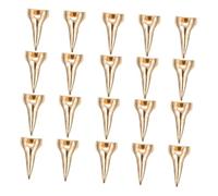 Gatuida 20PCS Hair Selecting Rings Hair Partition Styling Tool for Braiding and Extensions Gold Hairdressing Accessory for Halloween Parties and Salon Use