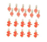 Gatuida 20pcs Halloween Hair Clips Small Hair Barrettes Punk Brain and Simulated Lungs Props Unique Costume Accessories for Women Party Styling Material