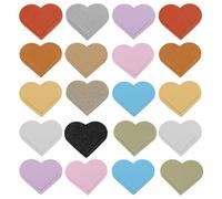 Gatuida 20pcs Heart-Shaped Bookmark Cute Bookmarks for Girls Women Love Heart Shape Page Markers for Wedding Valentine Day Holiday School Day Craft Favor Random Color