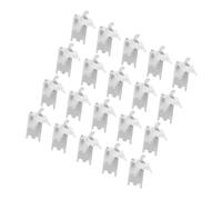 Gatuida 20pcs Heavy Duty Stainless Steel Shelf Clips for Coolers and Refrigerators Thick Brackets with Raised Edge Design Easy Installation Industrial Cooler Shelf Supports for Efficient