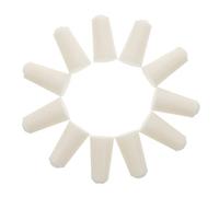 Gatuida 20pcs High Temperature Resistant Silicone Test Tube Stoppers Hole 12-17mm Conical Sealing Plugs for Flask and Laboratory Use Waterproof Silicone Corks