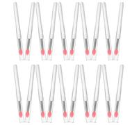 Gatuida 20pcs Manicure Silicone Sticks Nail Art Gel Applicator Tools Reusable Nail Brushes for Metallic Mirror Effect Glitter Powder