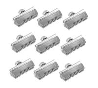 Gatuida 20pcs Mechanical Bike Brake Pads Replacement for Mountain Gravel Folding Bikes Carbon Rim Compatible Easy Installation Reliable Stopping Power for Safe Riding