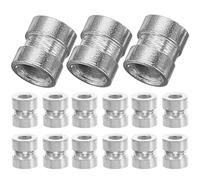 Gatuida 20Pcs Metal Guitar String Beads Acoustic Guitar String Pins Replacement Parts Prevent Slipping Silver for Musical Instruments