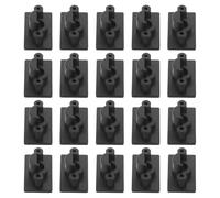 Gatuida 20Pcs Microphone Antenna Mount Holder Base Plastic Replacement Stand for Receiver Antenna Compatible with Stage, Music Festival, Live Show, Conference Use