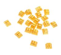 Gatuida 20pcs Mini Golden Bricks Resin Dollhouse Accessories, Realistic 10-number Gold Bar Models for Shop Showcase Decor and Miniature Scene Decoration