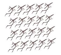 Gatuida 20PCS Mini Plastic Antler Branches Lightweight Christmas Craft Accessories for DIY Floral Arrangements Snowman Hands Wedding Party Decorations