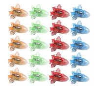 Gatuida 20pcs Mini Transparent Pull Back Plane for Friction Powered Educational Airplane Random Bright Colors Birthday Party Favors and Classroom Fun Random Color