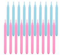 Gatuida 20Pcs Paper Quilling Slotted Pens Set, Plastic Curling Quilling Needles in Light Pink and Light Blue for DIY Cardmaking and Creative Handmade Paper Crafting Tools