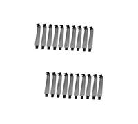 Gatuida 20pcs Pci Slot Cover for Computer Chassis Black Mesh Design PC Case Blanking Plate Cooling Fan Compatible for Nzxt PC Case Modifications