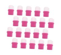 Gatuida 20pcs Pink Nail Soaker Caps Professional Soak off Covers Portable Manicure Accessory for Gel and Acrylic Nail Removal at Home and Salon