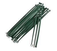Gatuida 20pcs Plant Cage Connectors for Garden Trellis Support Long Snap Rod Connectors for Plastic Tubes Versatile Vegetable and Tomato Vine Frame Building Clips for Edible Plant Support
