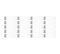 Gatuida 20PCS Plastic Test Tubes with Aluminum Screw Caps 50ml Sample Storage Bottles for Candy, Bath Salts, DIY Crafts, and Liquid Samples