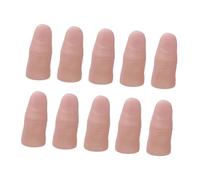 Gatuida 20Pcs Realistic Fake Finger Props with Soft Fingernails Scary Trick for Pranks and Stage Performances Safe and Thumb Tips