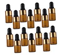 Gatuida 20pcs Refillable Essential Oil Bottle Glass Dropper Bottles Portable Liquid Dispenser for Aroma Oil Dispensers