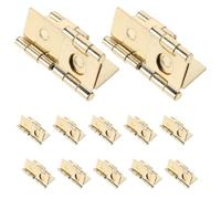 Gatuida 20pcs Retro Style Double Acting Screen Hinges 47x47mm Vintage Metal Folding Cabinet Door Hinges for Antique Furniture and Window Screens with 360° Rotation