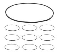 Gatuida 20pcs Rubber Belt Replacement: Transmission Bands For Record Player, Cassette Deck, Tape Recorder, CD DVD Drive - Belt 110-145mm, 1.5mm Wide