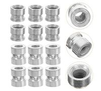 Gatuida 20pcs Silver Metal Acoustic Guitar Bridge Pins with Anti-slip Feature Guitar String Beads Replacement Parts for Folk Accessories