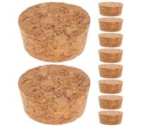 Gatuida 20pcs Soft Wood Cork Stoppers Tapered Wooden Beer Bottle Plugs Leakproof Corks for Wine Liquor Bottles Multifunctional Seal for Various