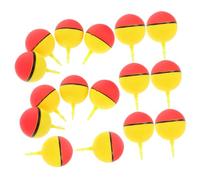Gatuida 20pcs Spherical Fishing Bobbers Durable Bait Float for Various Techniques High Visibility Rig Floats for Fishing Tackle Pompano Rigs