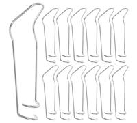 Gatuida 20pcs Steel Wire Plant Clips for Support Weather Resistant Garden Netting Clips Engineered to Fit 16mm Diameter Pipes Flexible Connection for Climbing Plants