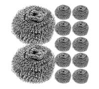 Gatuida 20pcs Steel Wool Scrubber Balls Wire Dish Cleaning Rags Metal Kitchen Pan Scrubber for Scouring Stubborn Messes from Pots and Pans