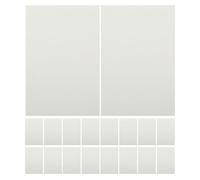Gatuida 20pcs Sublimation Aluminum Blanks Heat Transfer Photo Plates for DIY Projects Precision Rendering Nameplates Vivid Color Reproduction Sturdy Metal Crafting Supplies