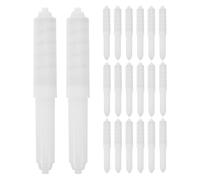 Gatuida 20pcs Toilet Paper Spring Rod: Plastic Tissue Holder Spring Loaded Toilet Paper Roller - Replacement Insert Spindle Rod for Home Hotel Bathroom