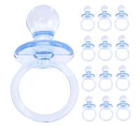 Gatuida 20Pcs Transparent Mini Pacifier Decorations for Shower Party Favors Unique Gender Reveal Supplies for Table Scatter Games Add Joyful Atmosphere to Your Celebration