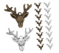 Gatuida 20Pcs Vintage Deer Alloy Pendant Charms for DIY Jewelry Making Unique Jewelry Accessories for Necklaces Bracelets Key Rings and More