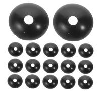 Gatuida 20pcs Waterproof Pvc Tent Pole Protective Caps for Rv Awning Clips, Black Tarp Clamps for Tent Pole Protection and Outdoor Use in Activities
