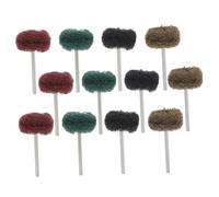 Gatuida 20pcs Wheel Polishing Kit Brush Buffing Wheels Handle for Drill Compact Abrasive Pads for Effortless Stain Removal and Polishing Objects