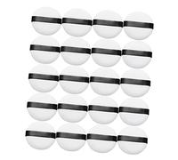 Gatuida 20pcs Woman Makeup Puff Set 45x10mm Soft Flocking Powder Puff Cosmetic Tool for Face Makeup Loose Powder Application, Suitable for Daily Use and Travel Random Color