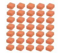 Gatuida 210pcs Scale Mini Bricks Building Realistic Texture Red Miniature Dollhouse Garden Landscaping Accessories for Micro Landscape and Urban Models