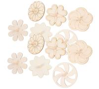Gatuida 24 pcs Unfinished Wooden Gyroscope for DIY Painting and Crafting Smooth Safe Surface Creative Sensory Spinner for Boys and Handmade Blank Wood Tops