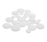 Gatuida 24Pcs Bassoon Accessories Sound Blocking Cushions White Synthetic Material User-Friendly Design Easy to Use for Bassoon Repair Supplies