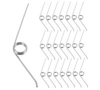 Gatuida 24pcs Garbage Bin Springs Torsion Wire for Trash Can Lid Closure Resilient Latch System Fits Hand and Foot Pedal Waste Containers Enhanced Moisture Resistance for Long Term Use