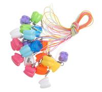 Gatuida 24pcs Plastic Tooth Keepsake Box Teeth Storage Case Holders Portable Container for Boys and Girls Souvenir Box Save Party Favor Random Color