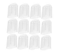 Gatuida 24pcs Portable Toothbrush Head Covers Material Travel Toothbrush Protector with Smooth Edges for Hygiene Protection at Home Camping and Daily Use