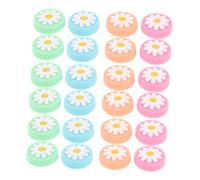 Gatuida 24pcs Silicone Flower Thumb Grip Caps Controller Accessories Joystick Cover Replacement Compatible for Controller Gaming Accessories