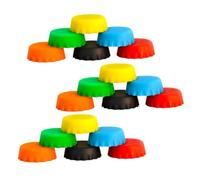 Gatuida 24pcs Silicone Reptile Feeding Bowls Set Soft Wide Rim Pet Food and Water Dishes for Lizards Tortoises Geckos Bearded Dragons Shallow Design for Easy Feeding and Stable Use in