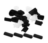 Gatuida 24pcs Silicone USB Port Cover Stopper for Computer Interface and Motherboard Interface, Easy to Remove Dust Protector for DIY Computers and PC Random Color