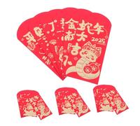 Gatuida 24pcs Spring Festival Money Bag Chinese Lucky Hong Bao Hong Bao Lucky Money Packets Cute 2025 Luck Bag Blessing Chinese New Year Supplies Mascot Envelope Red