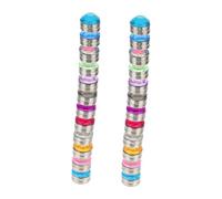 Gatuida 24Pcs Wine Glass Markers Assorted Color Magnetic Drink Identifiers for Parties Dinners Events Colorful Acrylic Cup Signs for Recognition