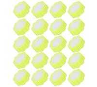 Gatuida 24pcs Yellow Flower-Shaped Fingertip Moistener Sponge for Paper Money Counting, Office Finger Wet Sponge for Document Sorting and Cash Handling Tasks