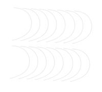 Gatuida 25 Pairs Heavy Gauge Underwire Replacement for Women Durable Flexible Metal Wire with Ergonomic Curve Sturdy Support for Larger Busts Underwear Wire Accessories